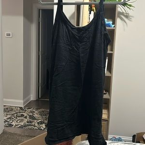 Black universal thread mini dress